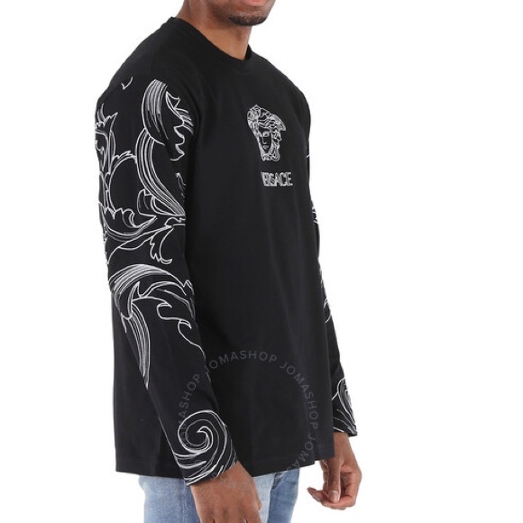Versace Medusa & Barocco Printed Long Sleeve Shirt - Picture 3 of 6